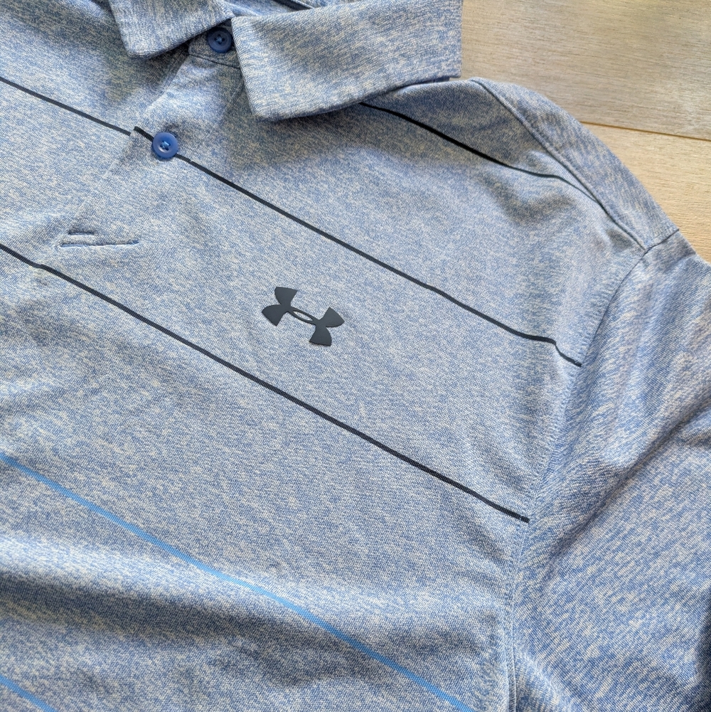 Under Armour Heatgear Men's Blue Polo Shirt